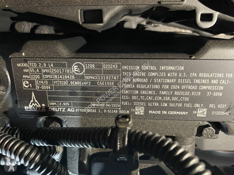 Строительное оборудование Deutz TCD2.9L4 - 60...