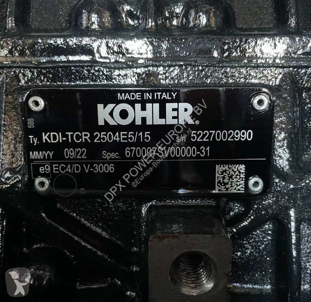 Stavebný stroj Köhler KDI2504T - 50 kVA St-V...