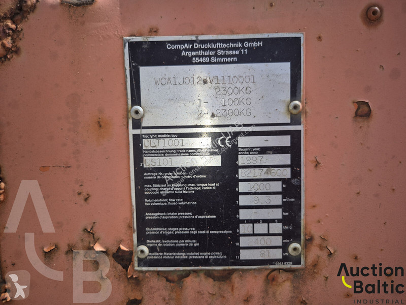 آلة لمواقع البناء Compair DEMAG DS101 / DLT1001