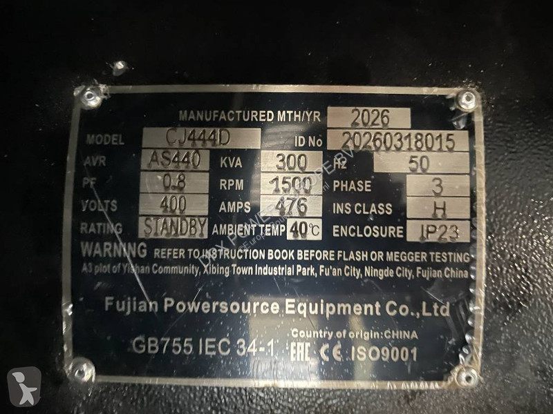 Utilaje de santier  6M16G350/5 - 330 kVA...