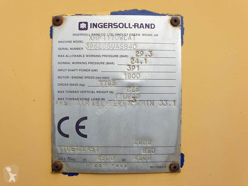 Material de obra Ingersoll rand XHP 1170 WCAT