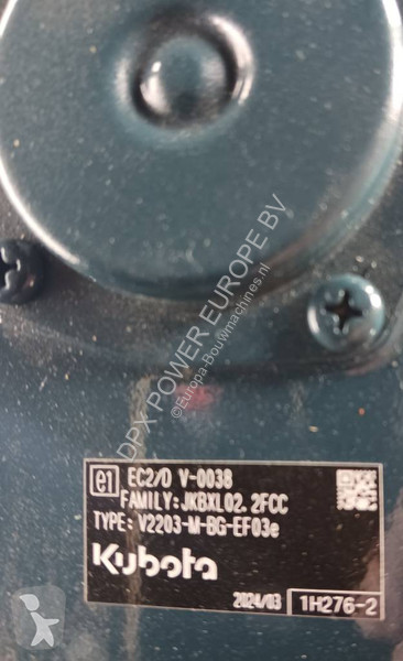 Entreprenørmaskiner Kubota V2203M - 20 kVA...