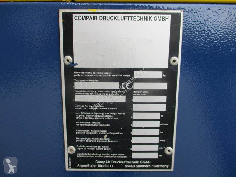 Entreprenørmaskiner Compair C 115 - 12 - N