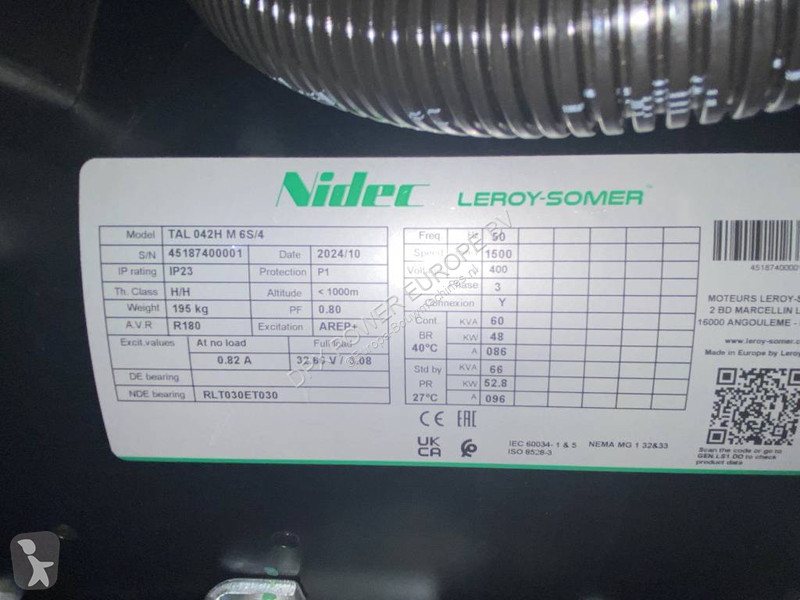 Entreprenørmaskiner Deutz TCD2.9L4 - 60 kVA...