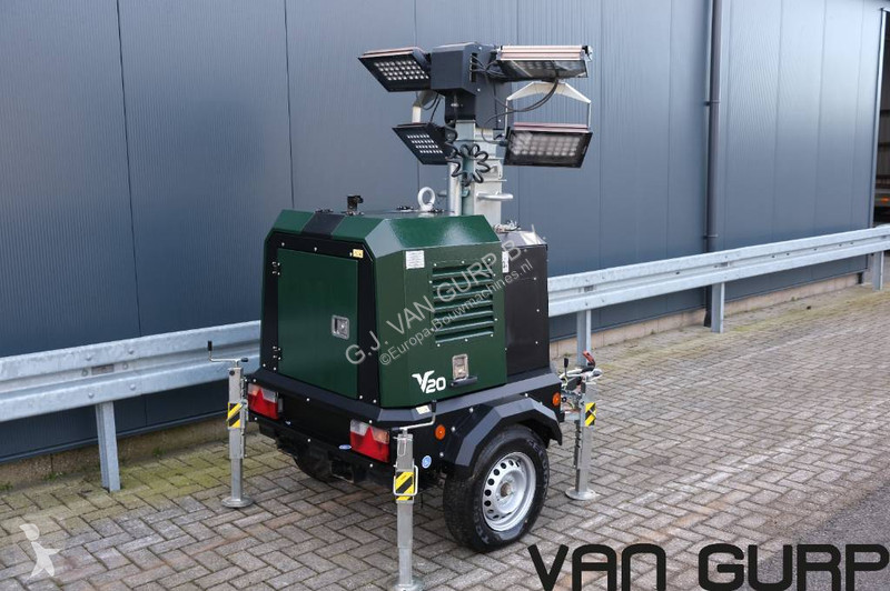 Material de obra Generac V20 4x320W lichtmast...