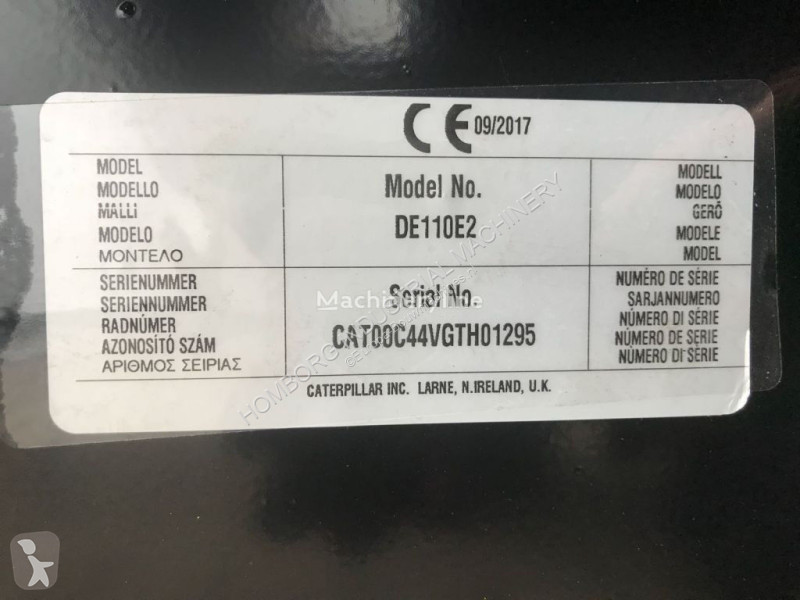 Entreprenørmaskiner Caterpillar C4.4 110 kVA...