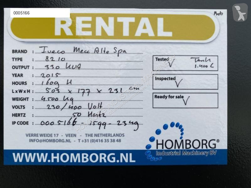 Materiaal voor de bouw Iveco 8210 Mecc Alte Spa...