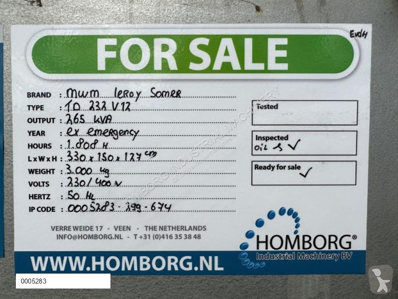 Materiaal voor de bouw MWM TD 232 V12 Leroy...