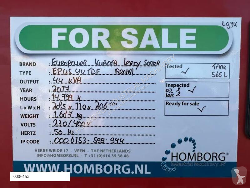 Entreprenørmaskiner Europower EPUS44TDE Kubota...