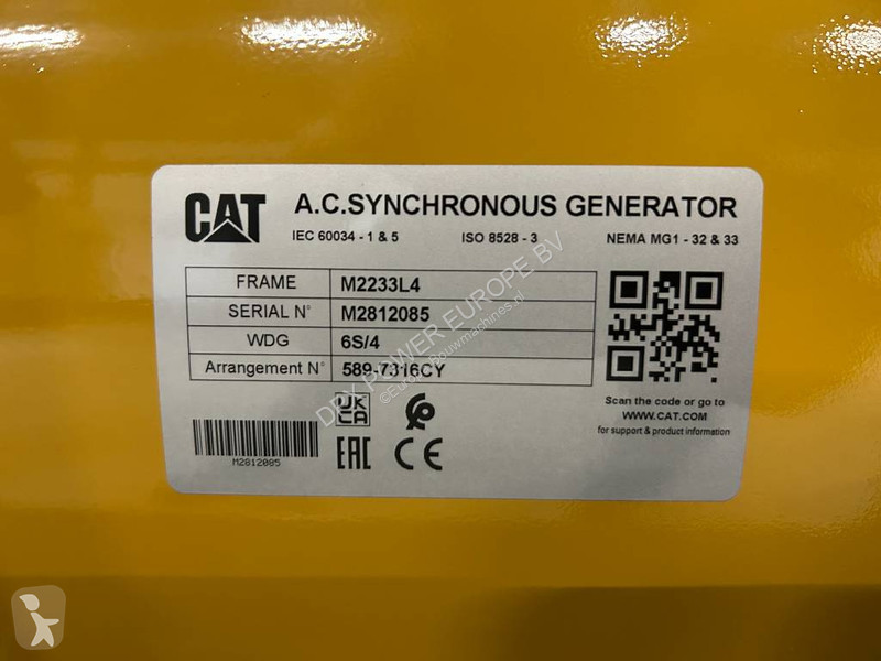 Material de obra Caterpillar DE88E0 - 88 kVA...