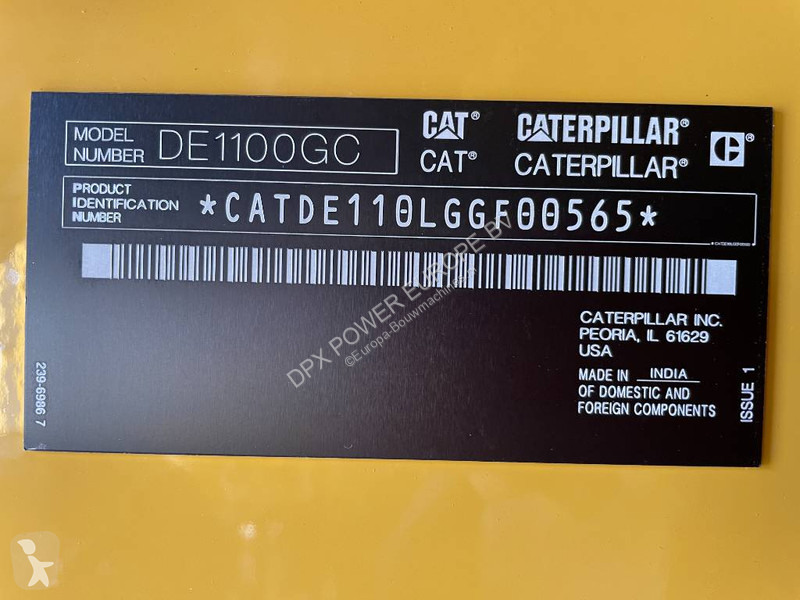 Stavebný stroj Caterpillar DE1100GC - 1.100 kVA...