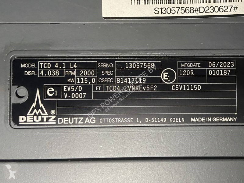 Строительное оборудование Deutz TCD4.1L4 - 105...