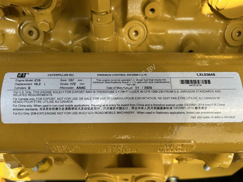 Stavebný stroj Caterpillar DE550E0 - C15 - 550...