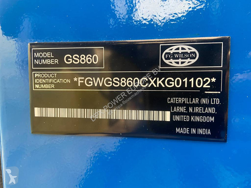 Stavebný stroj FG Wilson P1100-E1- 1.100 kVA...
