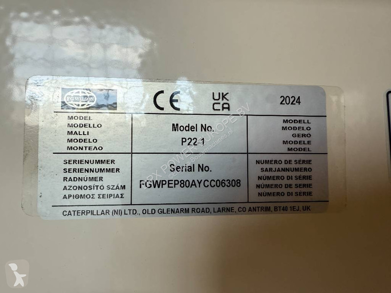 آلة لمواقع البناء FG Wilson P22-1 - 22 kVA Open...