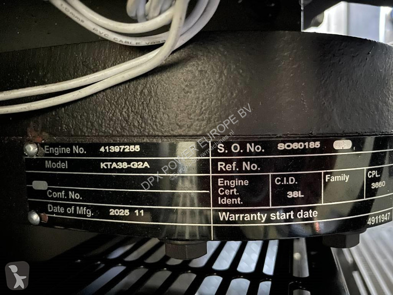 Stavebný stroj Cummins KTA38-G2 - 1100 kVA...