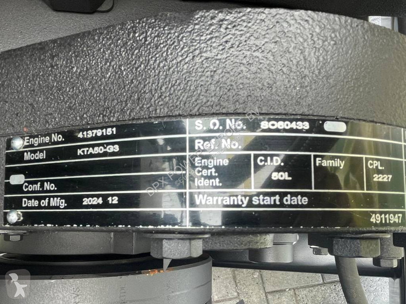 Materiaal voor de bouw Cummins KTA50-G3 - 1.375...