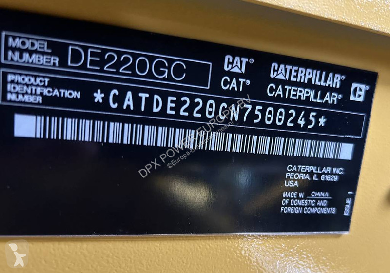Material de obra Caterpillar DE220GC - 220 kVA...