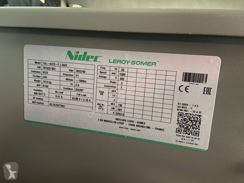 Stavební vybavení Doosan DP180LB - 710 kVA...