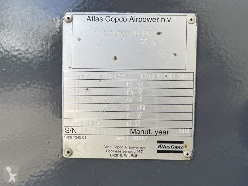 Material de obra Atlas Copco QAS 60