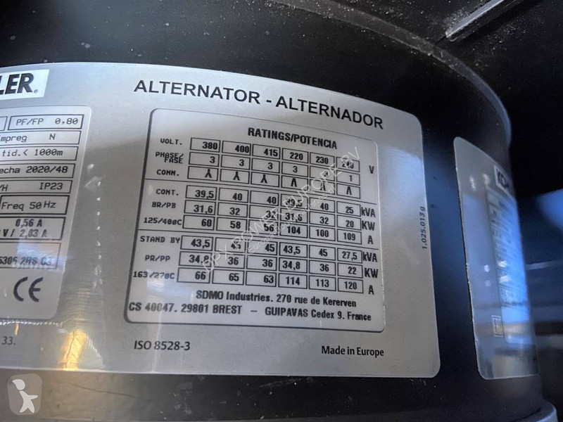 Materiaal voor de bouw SDMO K44 - 44 kVA...