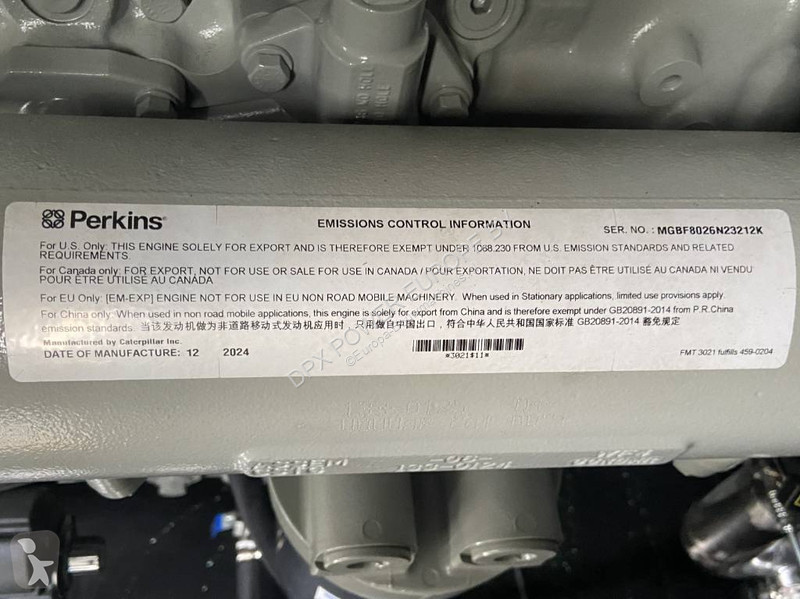 Matériel de chantier Perkins 2506C-E1STAG2 -...