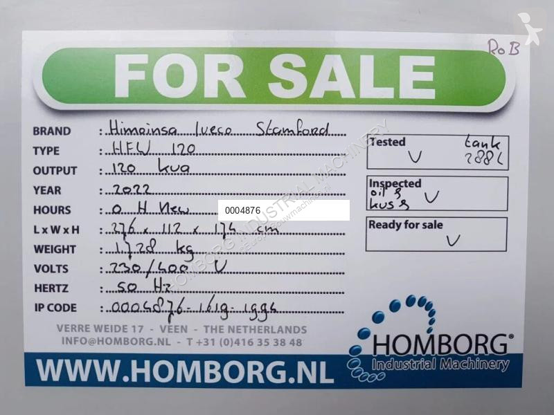 Entreprenørmaskiner Himoinsa Iveco Stamford 120...