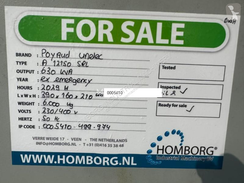Entreprenørmaskiner Poyaud Poyaud Unelec 630...