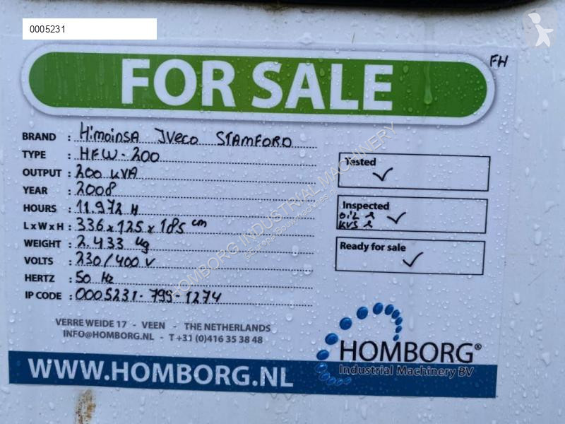 Materiaal voor de bouw Himoinsa HFW 200 Iveco...