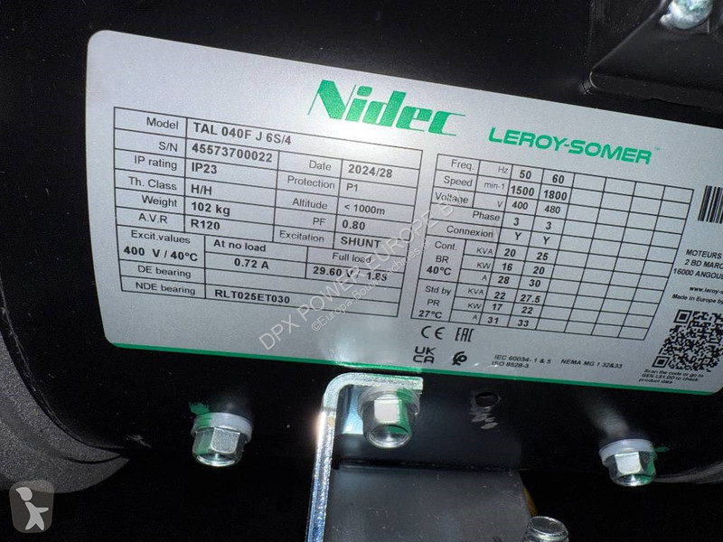 Material de obra Perkins 404J-22G - 22 kVA -...
