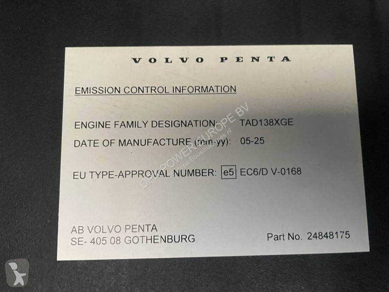 Строительное оборудование Volvo TAD1382GE - 430...