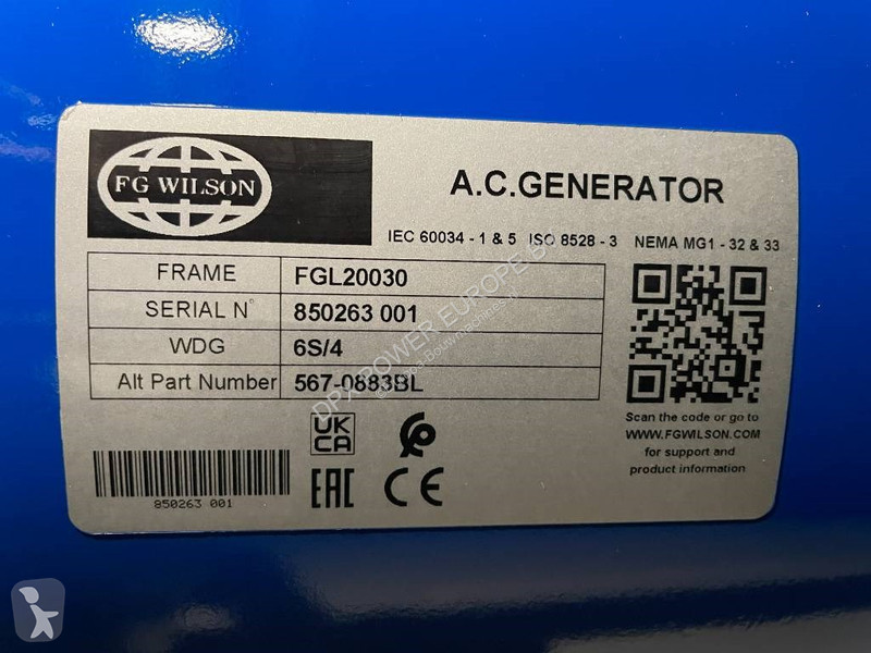 Stavebný stroj FG Wilson P33-3 - 33 kVA Genset...