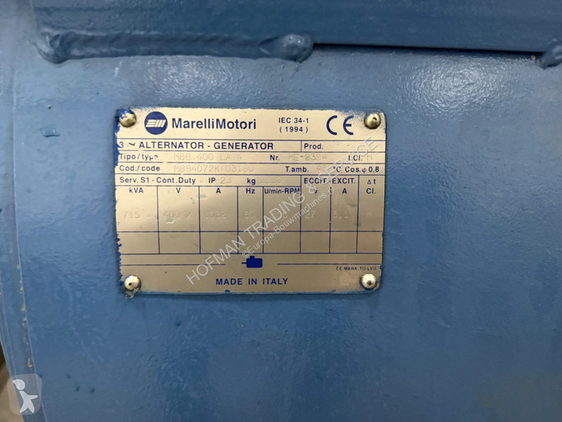 Material de obra MTU 714 KVA | Low Hours | Like...