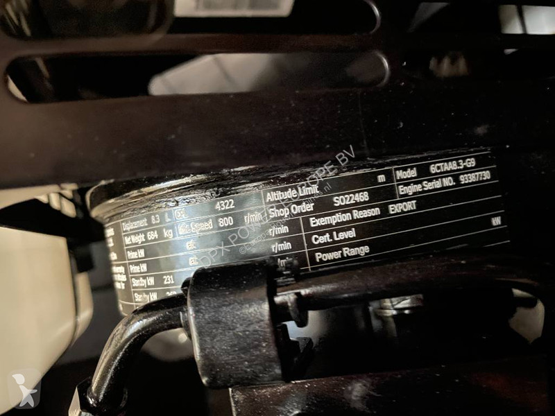 Materiaal voor de bouw Cummins 6CTAA8.3-G9 -...