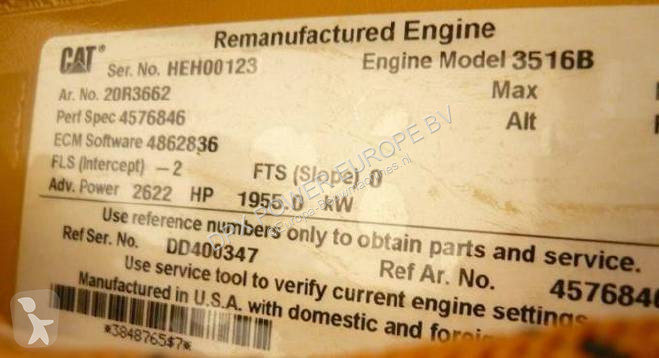 آلة لمواقع البناء Caterpillar 3516B HD - 2.500...