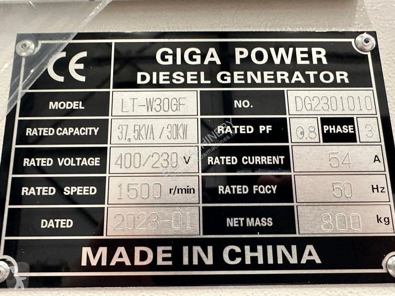 Materiaal voor de bouw  37.5 KVA closed...