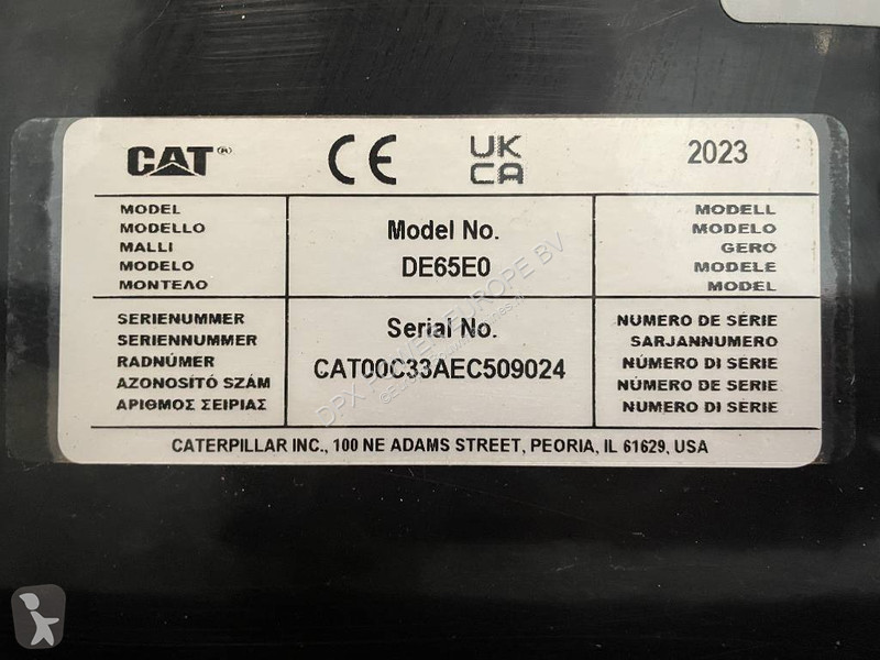 آلة لمواقع البناء Caterpillar DE65E0 - 65 kVA...