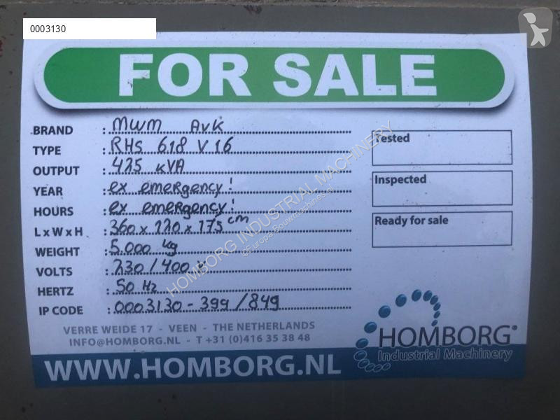 Entreprenørmaskiner MWM RHS 618 V 16 AvK 425...