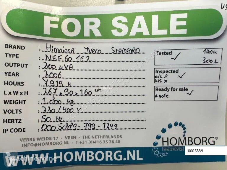 Materiaal voor de bouw Himoinsa Iveco NEF 60...