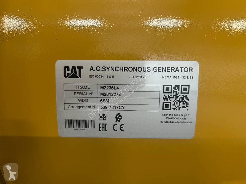 Material de obra Caterpillar DE110E2 - 110 kVA...