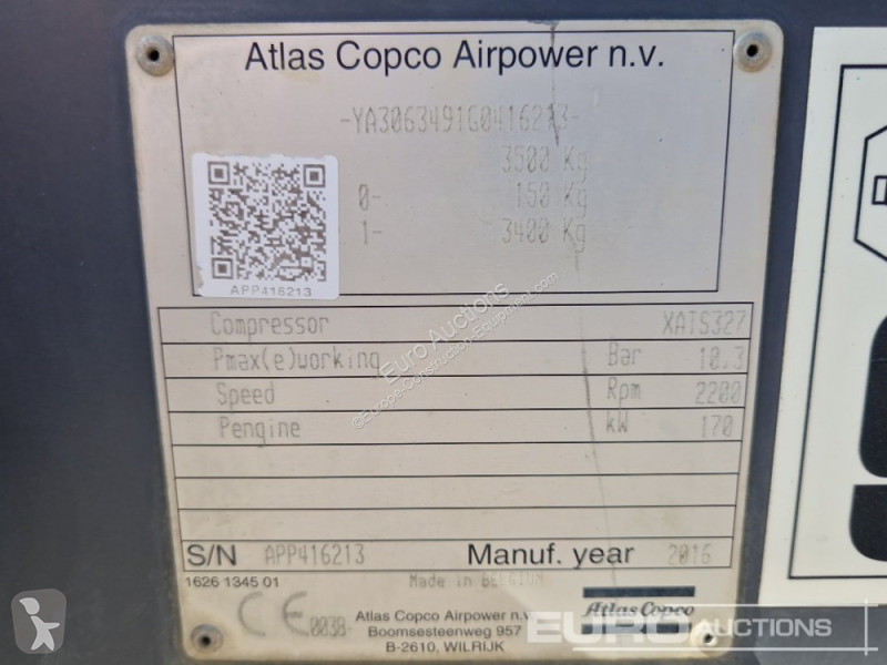 Materiaal voor de bouw Atlas Copco XATS327
