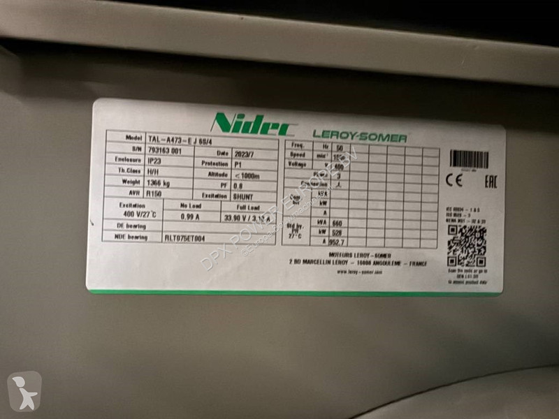 Stavebný stroj Iveco CR16TE1W - 660 kVA...