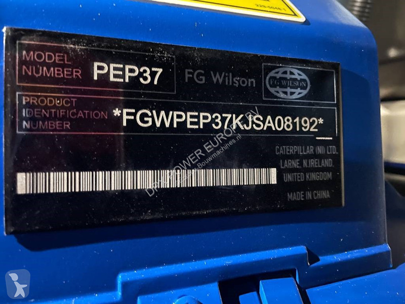 Stavebný stroj FG Wilson P33-3 - 33 kVA Genset...