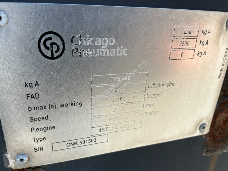 Entreprenørmaskiner Chicago Pneumatic CPS 400