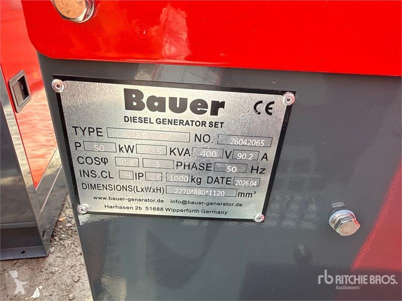 Строительное оборудование Bauer Generatoren...