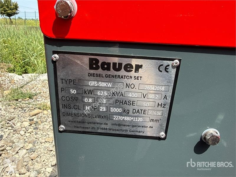 Строительное оборудование Bauer Generatoren...