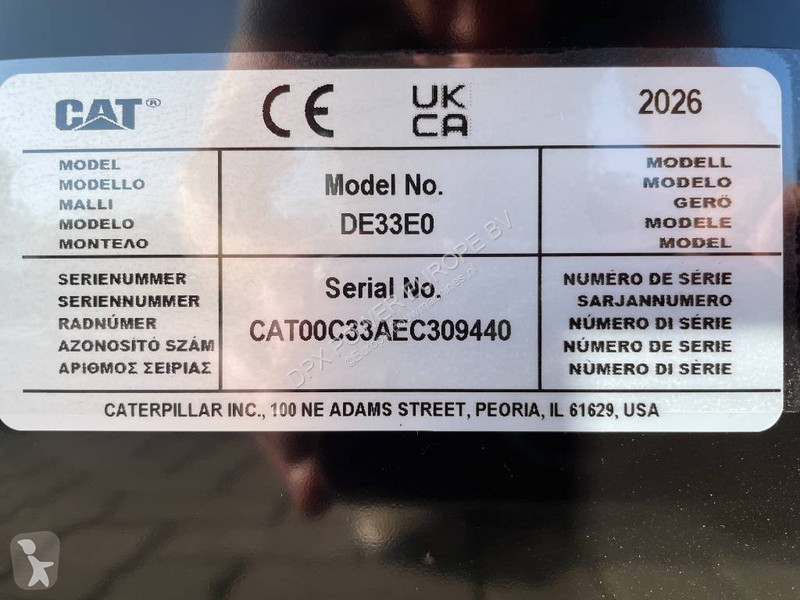 Matériel de chantier Caterpillar DE33E0 - 33...