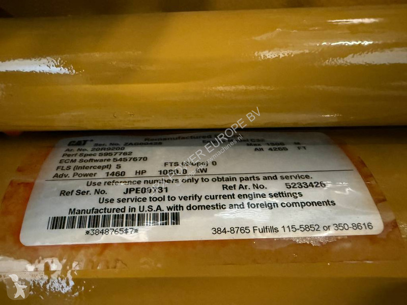 Material de obra Caterpillar C32 - 1.250 kVA...