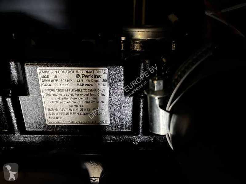 Matériel de chantier Perkins 403D-15 - 15 kVA...