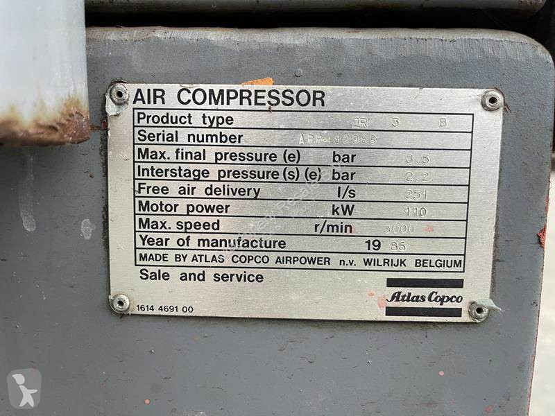 Materiaal voor de bouw Atlas Copco ZR 3 B